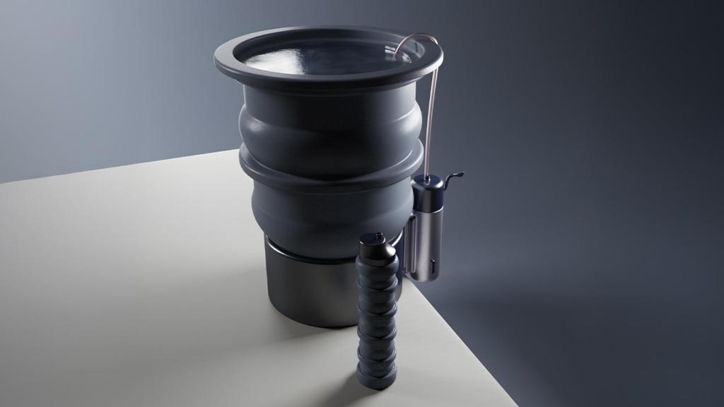 El invento que purifica el agua sin electricidad.