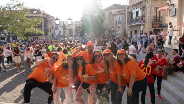 Una de las peñas del concurso de Trapa