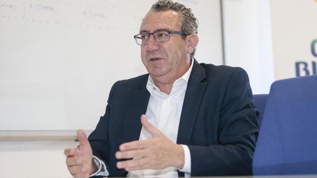 Toni Pérez, durante la entrevista en el Patronato Costa Blanca.