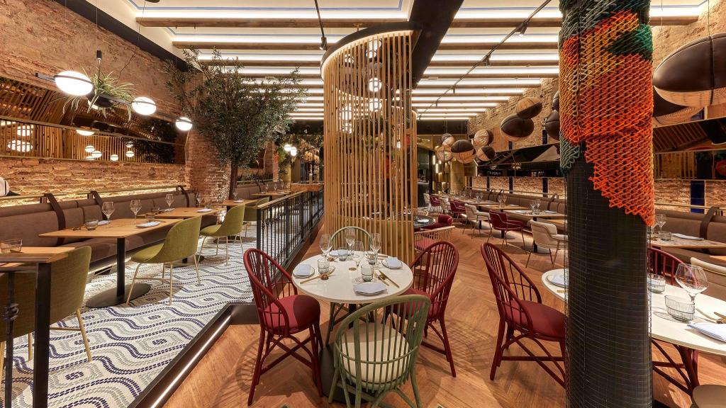 El salón principal del restaurante.