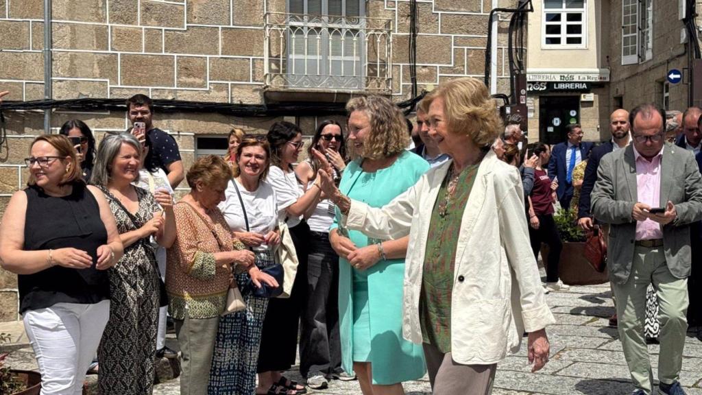 Castro Caldelas (Ourense) se vuelca en el recibimiento de la Reina Sofía