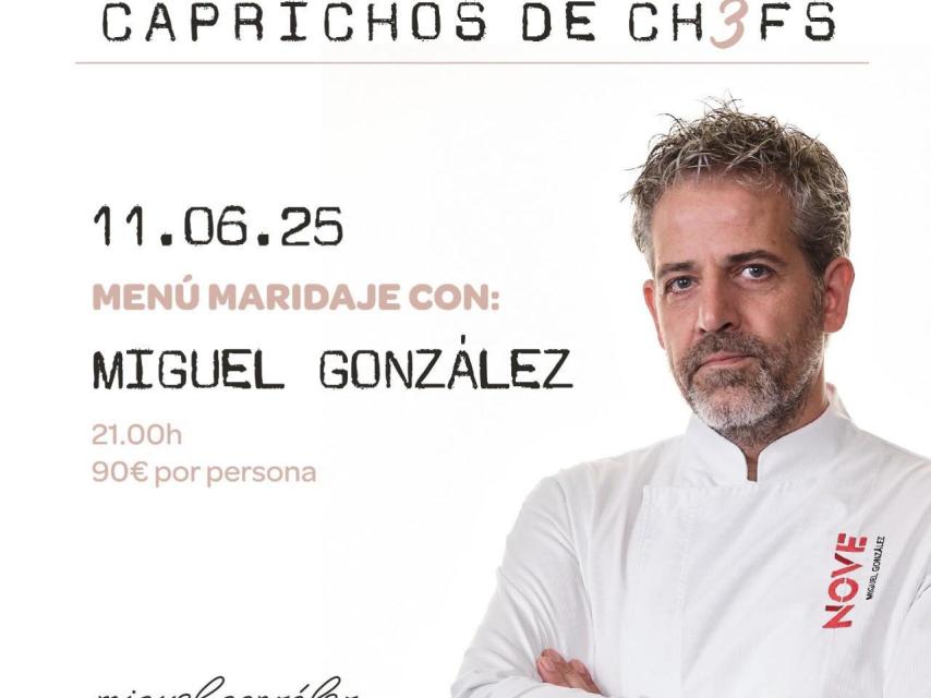 Grupo Nove-3 chefs -Miguel Gonzalez