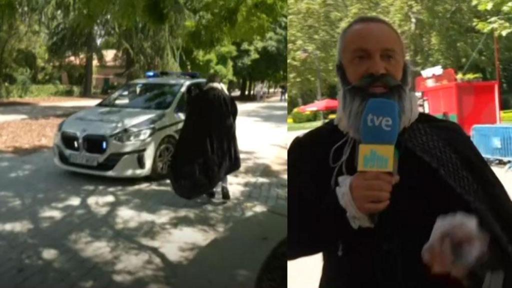 Víctor Sandoval en 'La familia de la tele'.