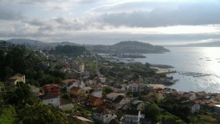 Vista de Chapela desde el Pinar do Crego.
