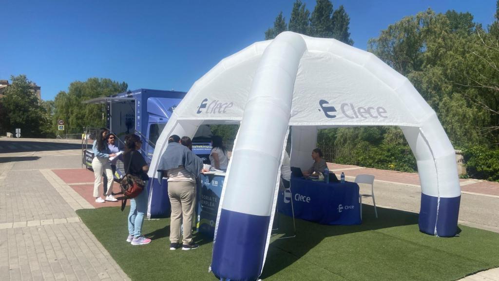 La parada en Almazán de Clece