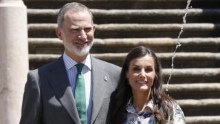 Felipe VI y Letizia, en Cáceres el pasado 28 de mayo de 2025.