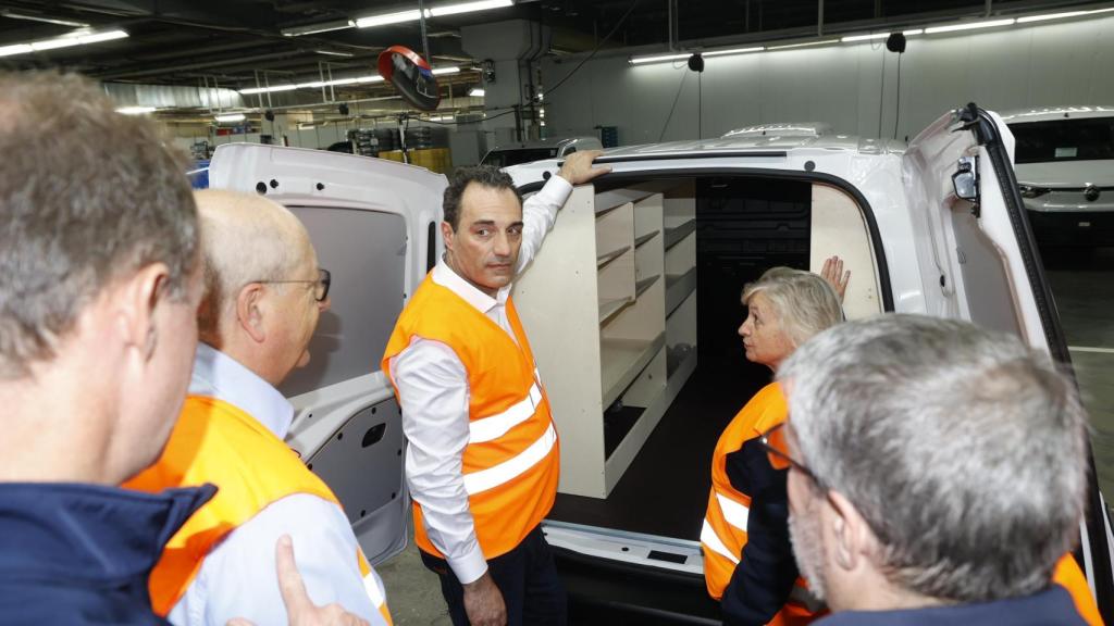 Antonio Filosa, consejero delegado de Stellantis en la planta de Vigo