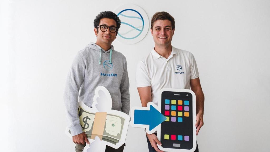 Avinash Sukhwani y Benoit Menardo, fundadores de Payflow.
