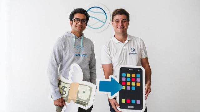 Avinash Sukhwani y Benoit Menardo, fundadores de Payflow.