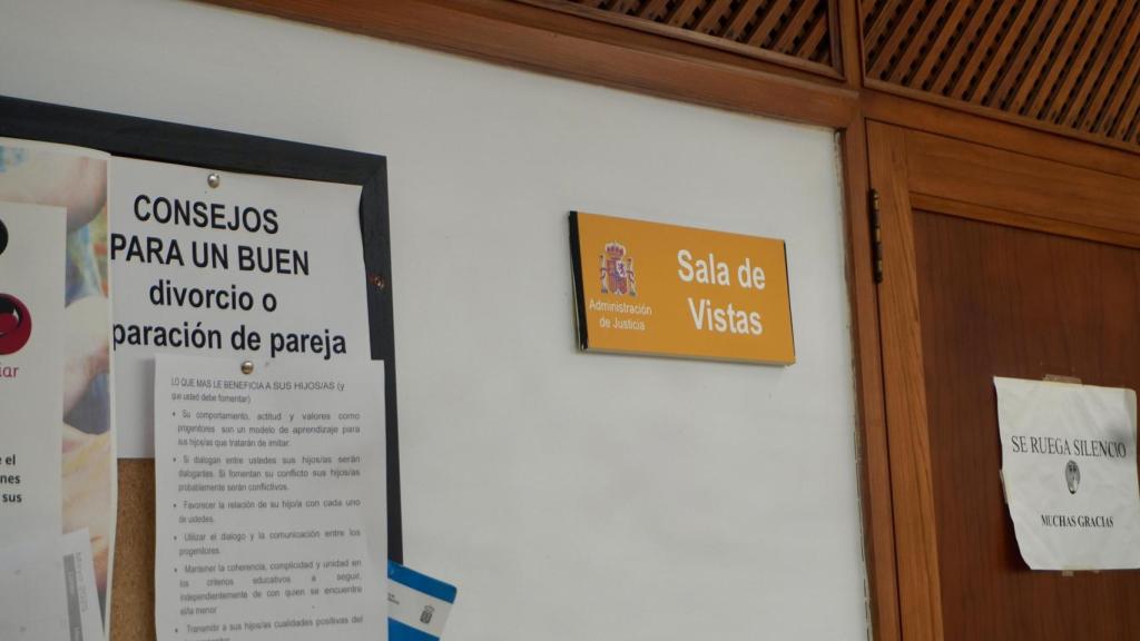 Exterior de la sala de vistas del Juzgado Único de Valverde, en El Hierro.