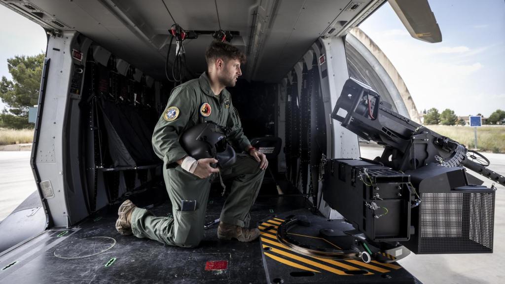 Vista de un soldado español durante los ejercicios APROC 2025.