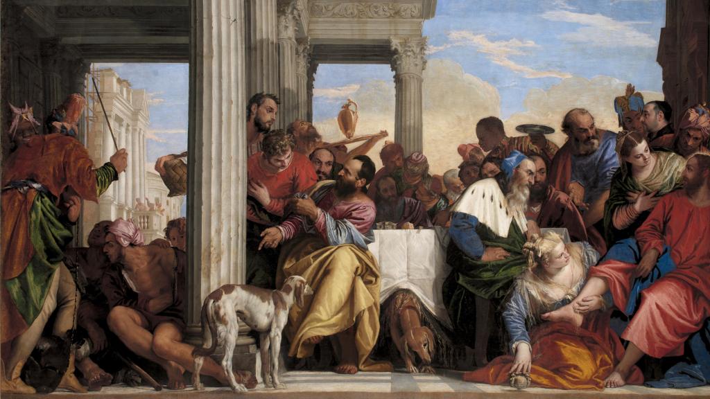 'La cena en casa de Simón', 1570. Foto: Turín, Musei Reali di Torino, Galleria Sabauda