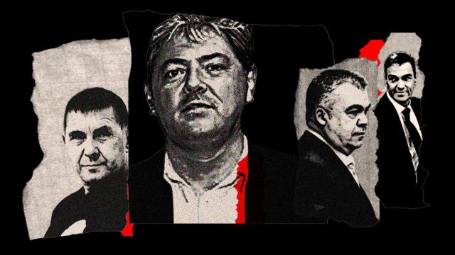 I-D: Arnaldo Otegi, Antxon Alonso, Koldo García y Pedro Sánchez.