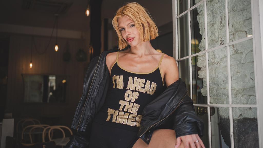 Samantha Hudson durante la entrevista con EL ESPAÑOL.