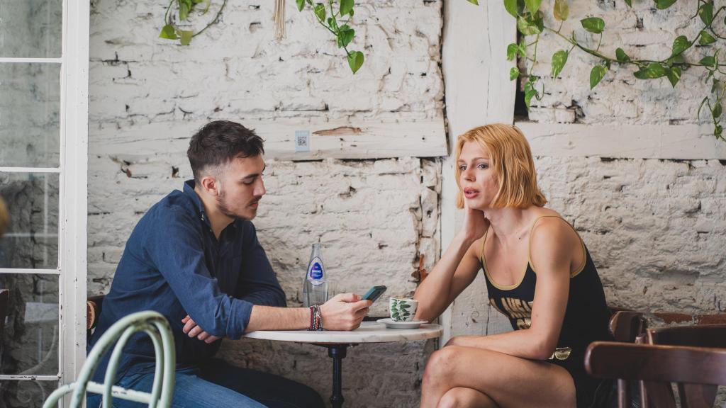 Samantha Hudson durante la entrevista con EL ESPAÑOL.