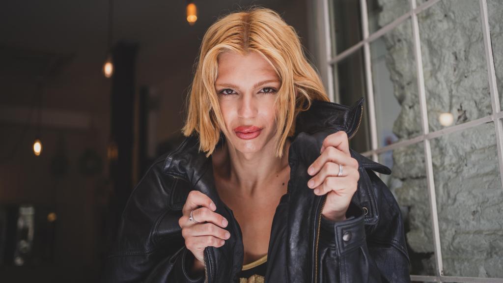 Samantha Hudson durante la entrevista con EL ESPAÑOL.