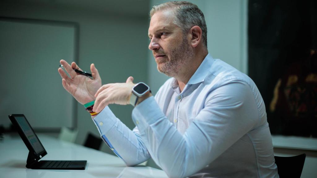 El eurodiputado, durante su charla con EL ESPAÑOL.