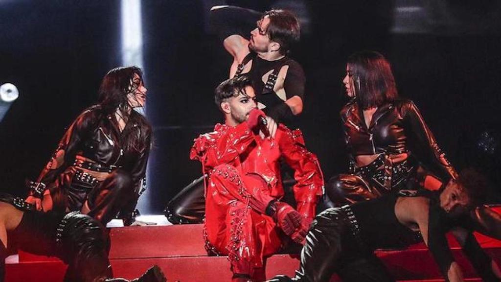 Agoney participó en Benidorm Fest de 2023 con 'Quiero arder'.