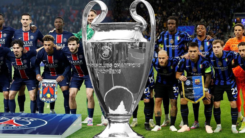 PSG e Inter de Milan, finalistas de la Champions League