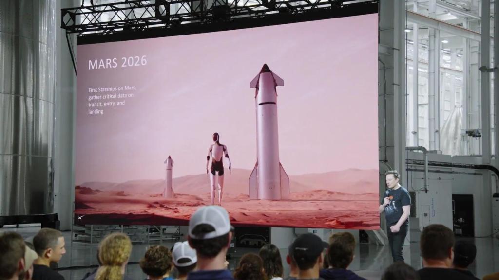 Elon Musk detalla su ambicioso plan para ir a Marte en 2026