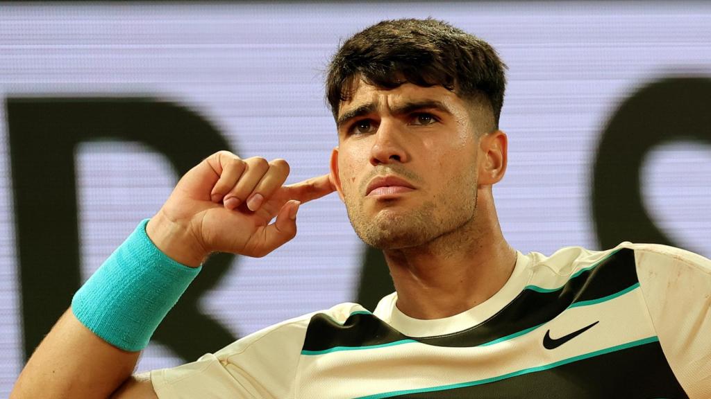 Carlos Alcaraz, en Roland Garros
