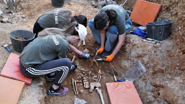 Exhumados en Genevilla los restos de una persona asesinada en la Guerra Civil