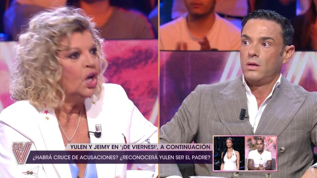 Terelu Campos y Antonio Rossi en 'De viernes'.