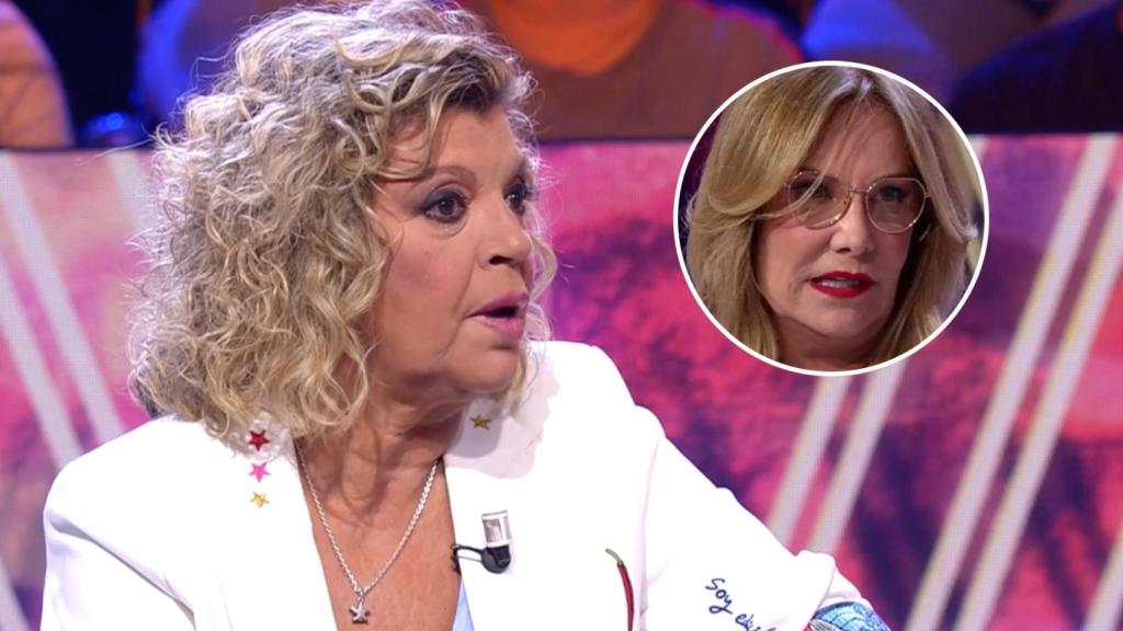 Terelu Campos y Belén Rodríguez en 'De viernes'.