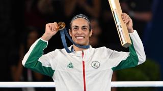 Imane Khelif, con su oro olímpico en París 2024