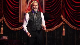 Bertín Osborne imitando a Kenny Rogers en la séptima gala de la duodécima edición de 'Tu cara me suena'.