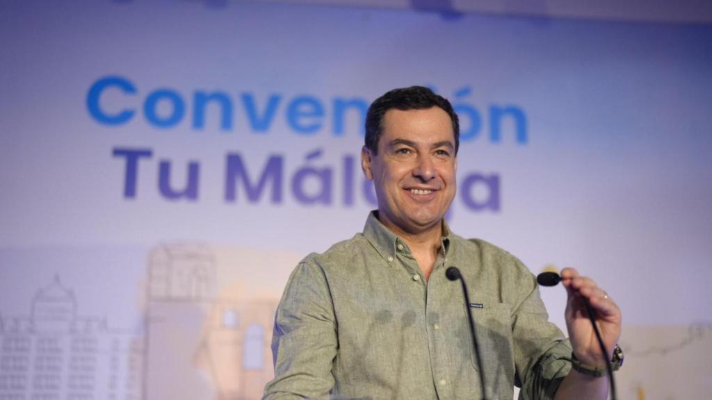 Moreno en la clausura de la Convención del PP de Málaga.