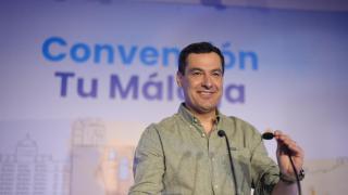 Moreno en la clausura de la Convención del PP de Málaga.