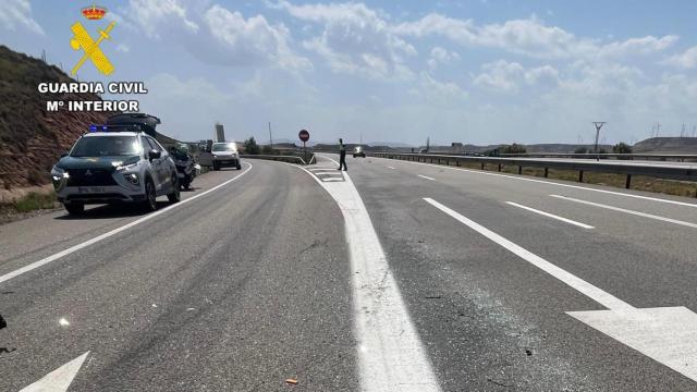 Autovía A-23 en Muel (Zaragoza)