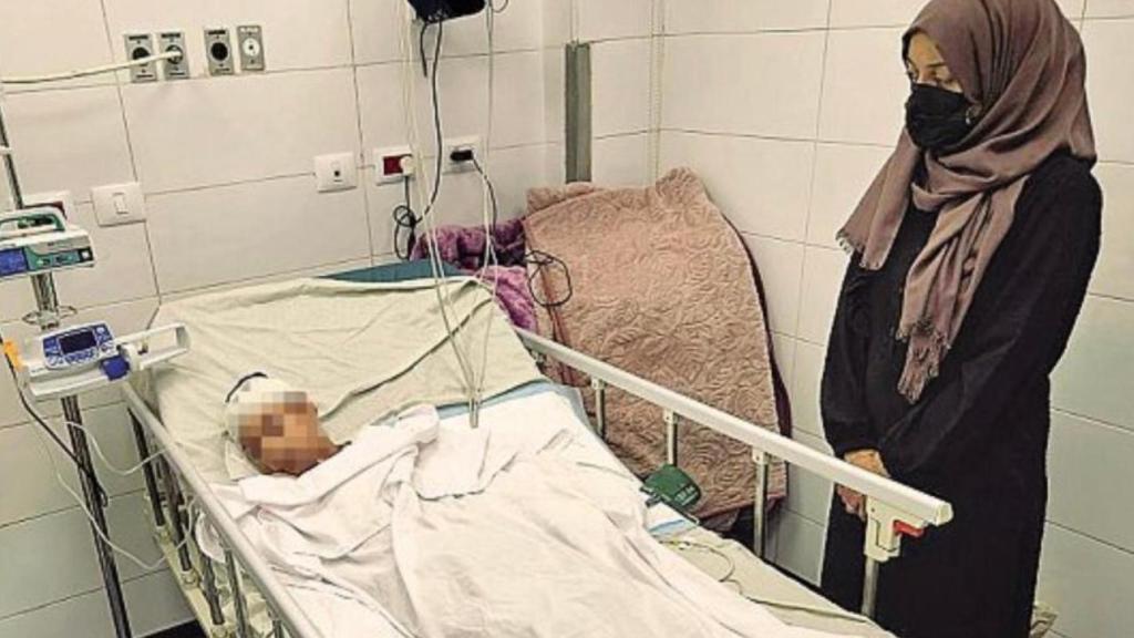 Adam, el único de sus nueve hermanos que pudo sobrevivir a un ataque israelí el pasado 23 de mayo.