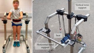 El andador diseñado en la UMA.