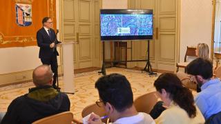 El alcalde de Salamanca, Carlos García Carbayo, presenta nuevos proyectos de renovación de redes de abastecimiento de agua