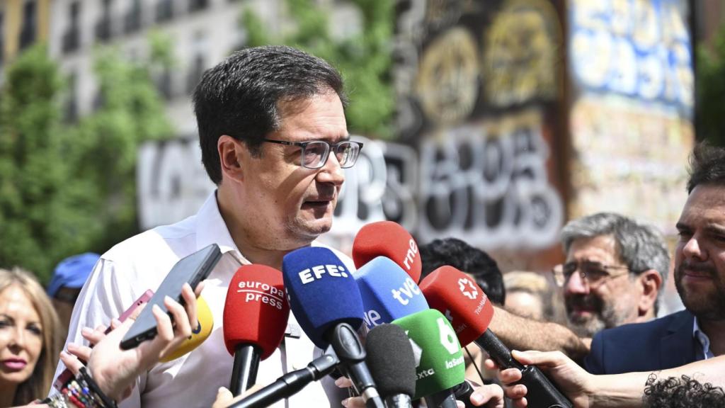 El ministro de Transformación Digi9tal, Óscar López, este domingo en Madrid.