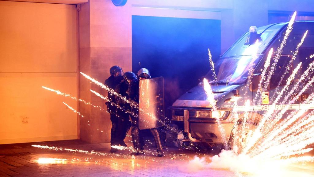 Incidentes en las calles de París.