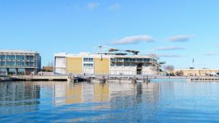 Zona de ocio de La Marina en Valencia