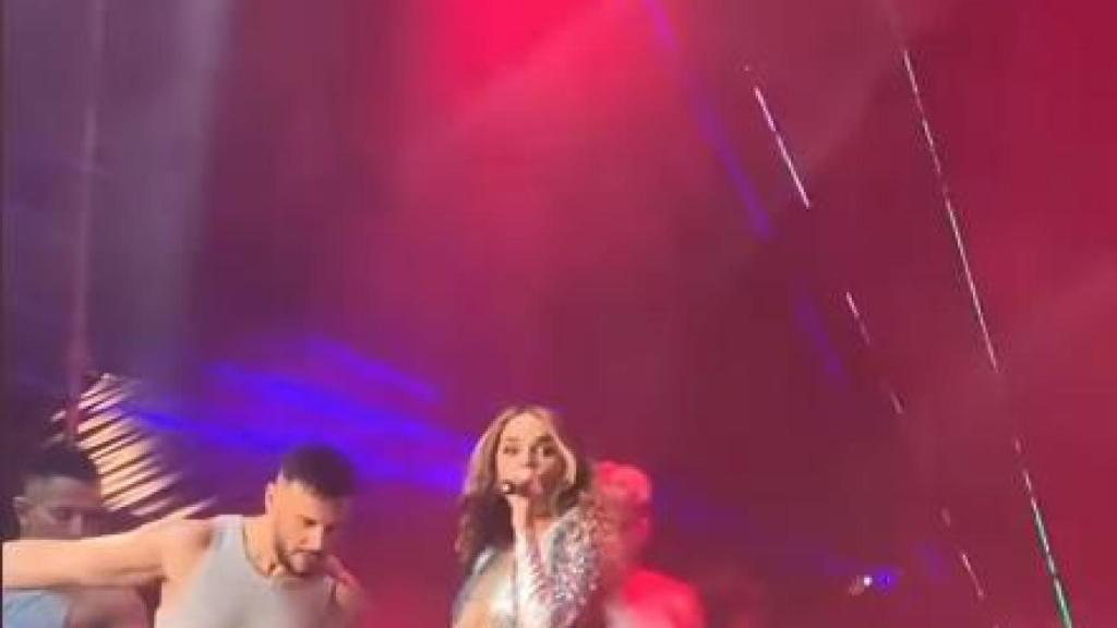 Melody, durante su último concierto en Málaga.