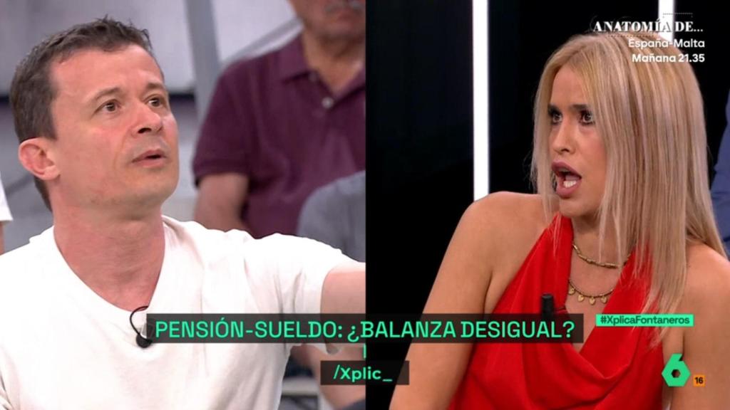 Joanen Cunyat y Afra Blanco en 'laSexta Xplica'.