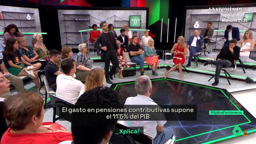 Plató del debate de 'laSexta Xplica'.