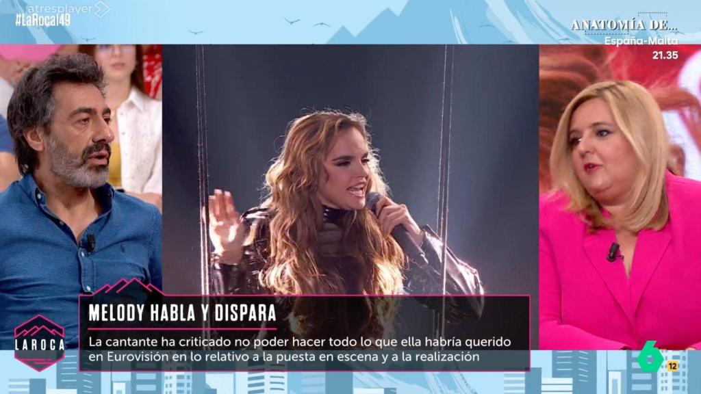 Juan del Val y Pilar Vidal en 'La Roca'.