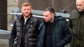 Ross Monaghan y Eddie Lyons Jr., las dos víctimas.