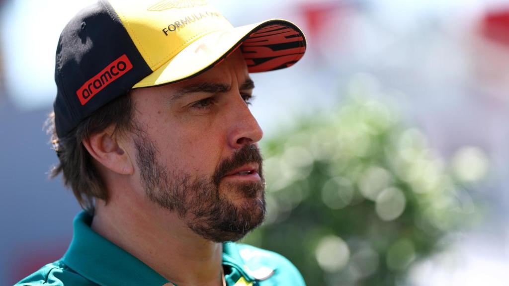 Fernando Alonso, durante el GP de España de F1