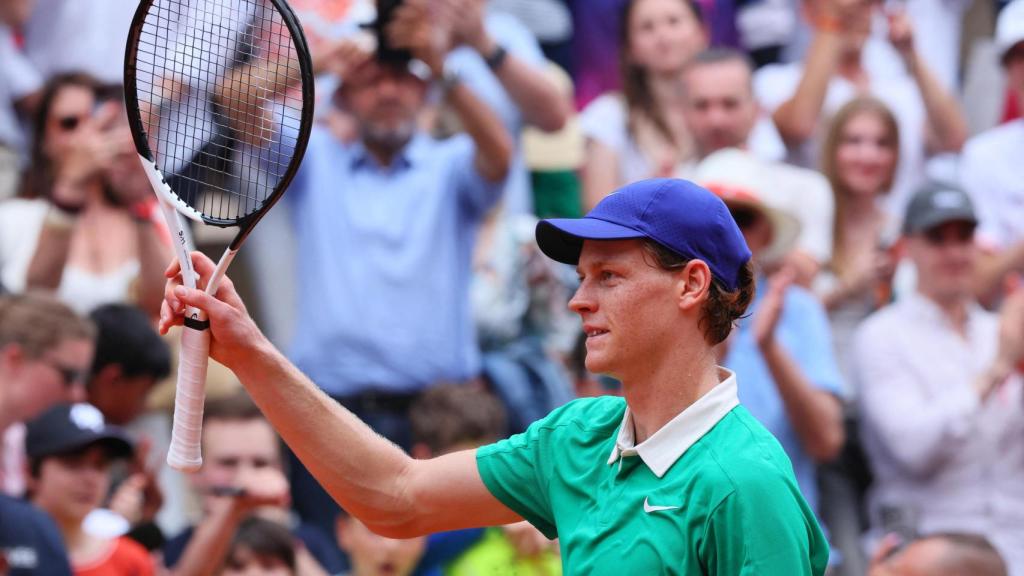 El número uno del ranking ATP, Jannik Sinner.