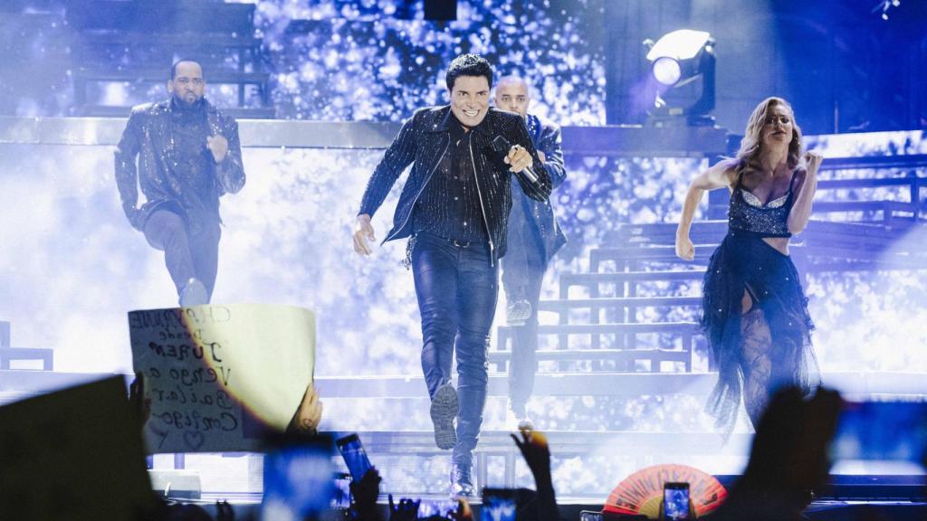 Chayanne, durante el concierto.