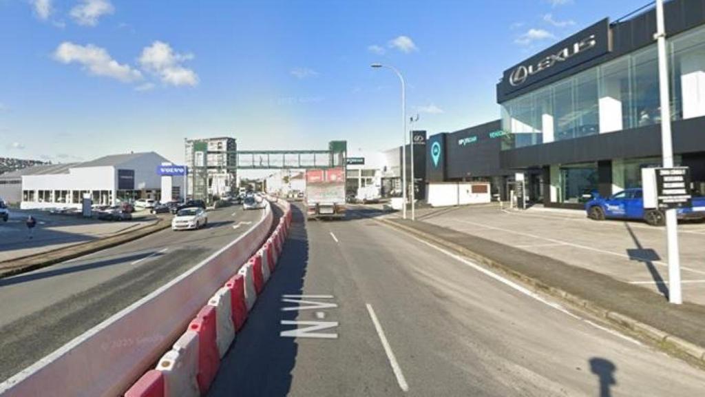 Zona donde se produjo la rotura.