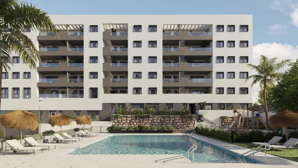 Imagen de una de las promociones que ha iniciado Metrovacesa en Distrito Zeta, en Málaga.