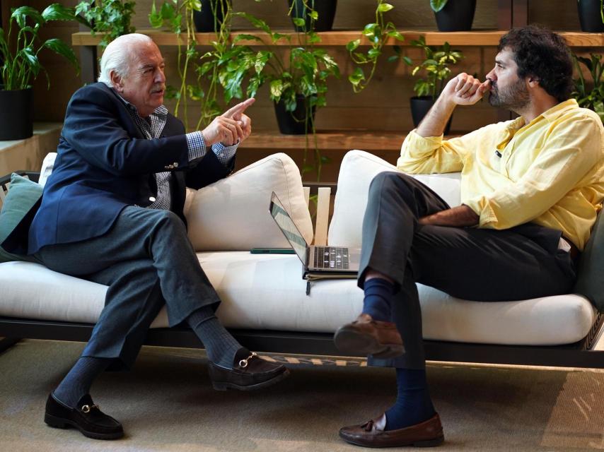 Un momento de la entrevista celebrada en el Hotel Meliá Serrano.